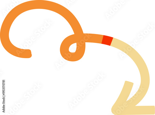 Arrow Loop Curving Direction