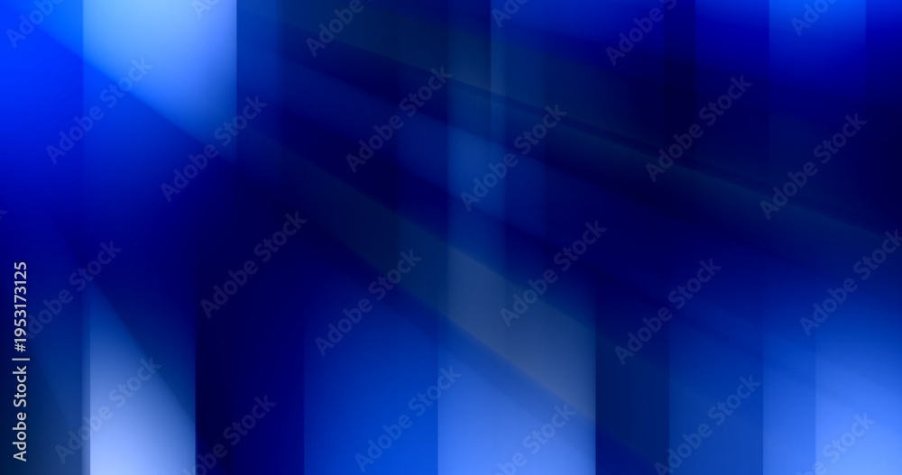 Obraz premium Modern blue abstract background featuring vertical bars and diagonal light effects for corporate presentations