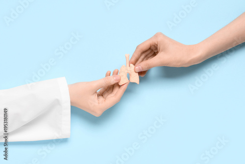 Female doctor's hands with ...