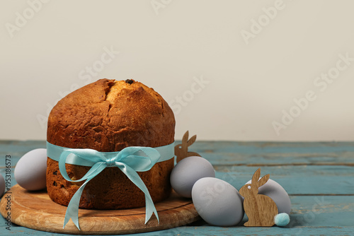 Board with delicious Easter...