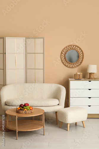 Interior of living room wit...