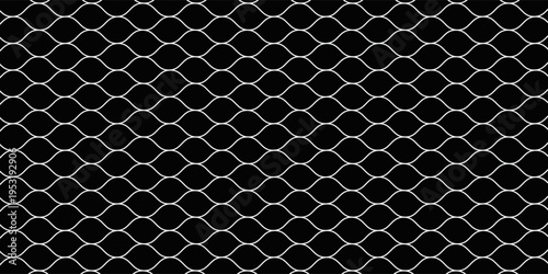 Net pattern. Rope net vector silhouette. Soccer, football, volleyball, tennis and tennis net pattern. Fisherman hunting net rope texture or pattern.