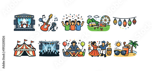 Festival And Concert Icons