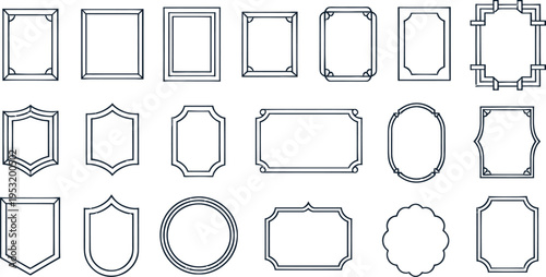 Set of metal number and letter icons vector