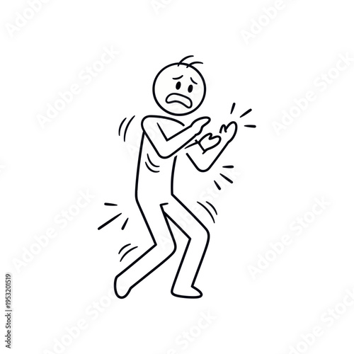 Man Experiencing Shoulder Pain and Discomfort.