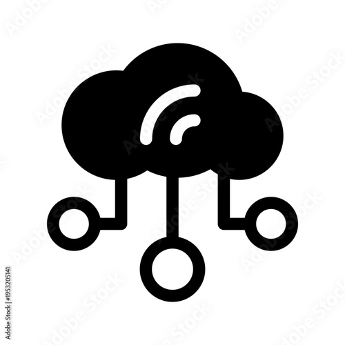 Iot Icon Vector Symbol Design Illustration