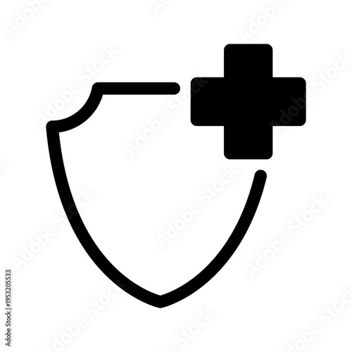 Health Insurance Icon Vector Symbol Design Illustration
