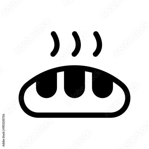 Bread Icon Vector Symbol Design Illustration