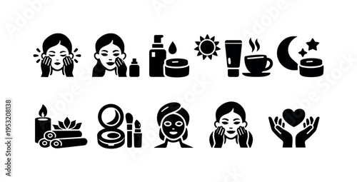 Beauty Routine Icons