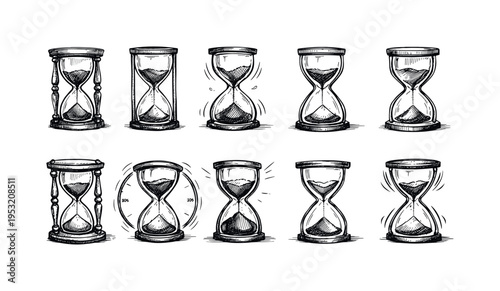 Hourglass Collection Time Flow