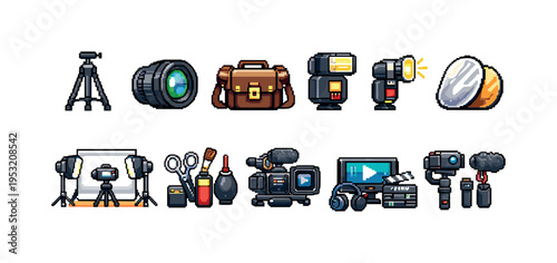 Pixel Art Photography Gear
