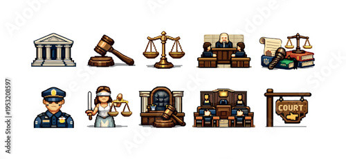 Pixel Law Icons