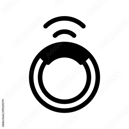 Smart Ring Icon Vector Symbol Design Illustration
