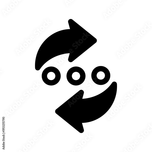 Repost Icon Vector Symbol Design Illustration