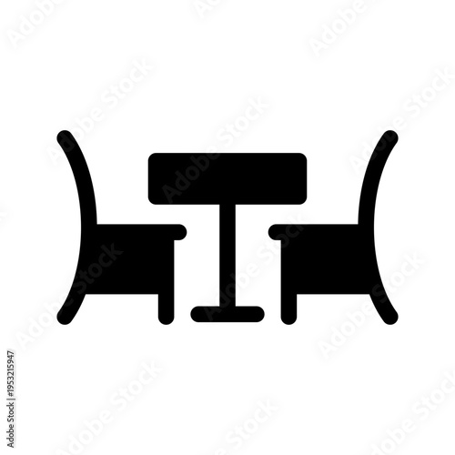 Dining Icon Vector Symbol Design Illustration