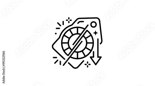 Camera Sensor Dust Protection Icon