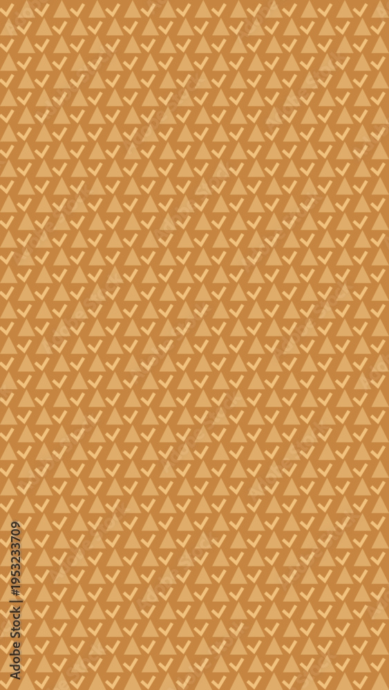 Fototapeta premium Subtle Geometric Patterned Brown Background vector illustration