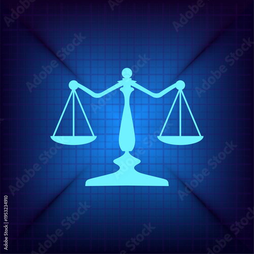 Vector illustration on a blue background