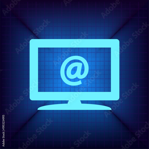 Vector illustration on a blue background