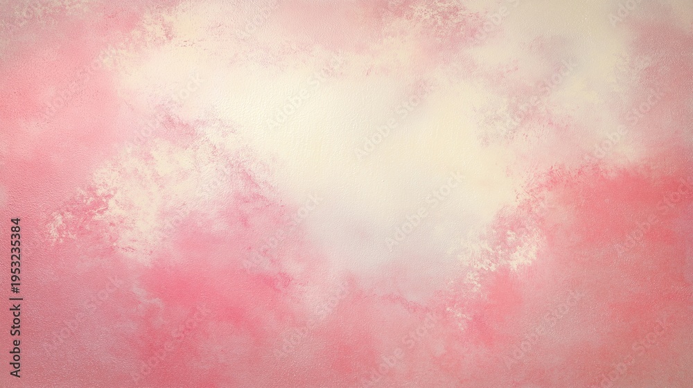 Obraz premium Generative AI, Blush Pink Hand Painted Canvas Backdrop for Product Photography