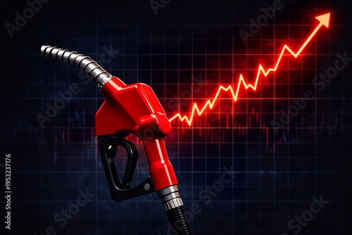 Oil price spike global energy crisis inflation and market volatility concept
