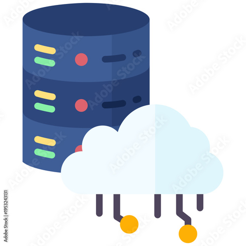 Storage Flat Color Icon