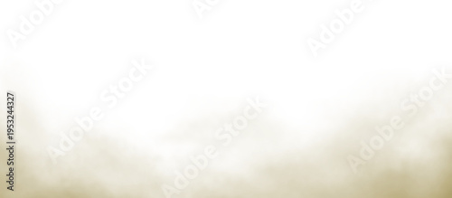 Dust sand soil smoke cloud particles isolated on transparent white background. Brown sandstorm smog, rising sand dust explosion. Realistic dust clouds, polluted brown air. PNG design elements