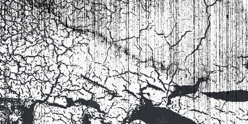 Halftone Square Pixels Pattern. Faded Shade Background. Grid Gradation BG. Black Screentone Diffuse Background. Overlay Texture. Abstract Pattern for Design Comic Prints. Vector Illustration.