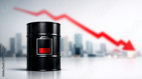 Oil Barrel with a Downturn:...