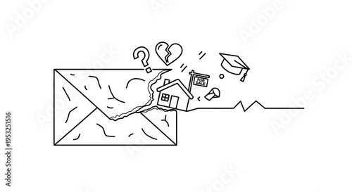 Divorce, Debt, and Life Changes: Unpacking a Difficult Mail