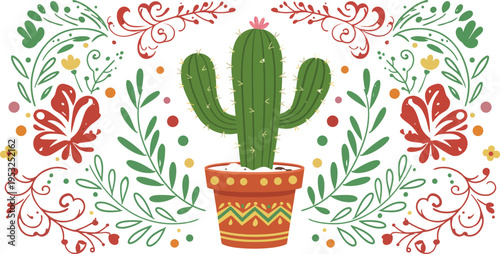 Flat cinco de mayo background
