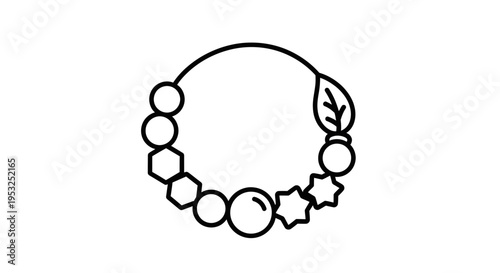 Baby Teething Necklace with Leaf Charm: Organic Silicone Beads for Soothing Gums