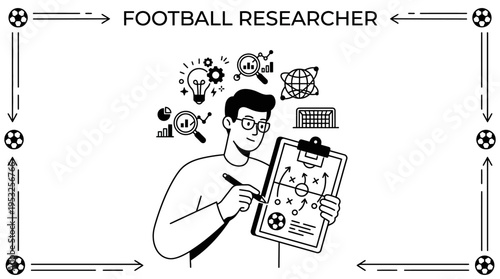 Football Researcher Analyzing Tactics and Strategy