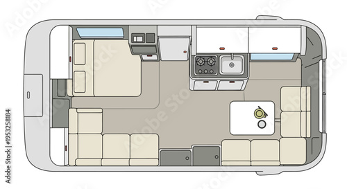 Motorhome Interior Floor Plan Layout