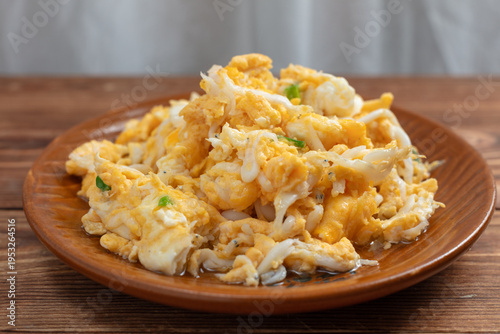 Canvas-taulu Whitebait Scrambled Eggs