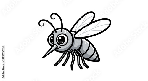 Mosquito target icon, symbolizing pest control and eradication efforts against disease-carrying insects for public health and safety