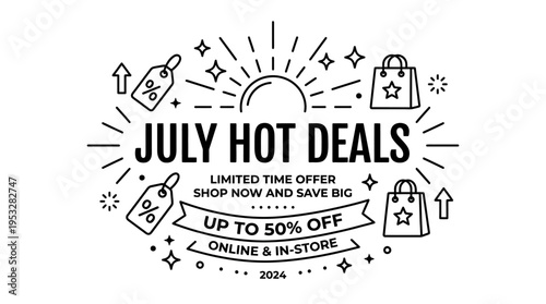 July Hot Deals Promotion Banner
