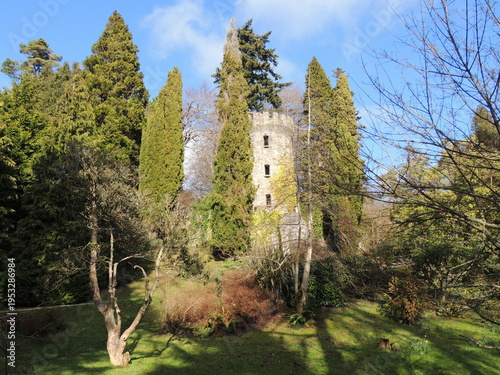 Castle in the park - Powerscourt Gardens