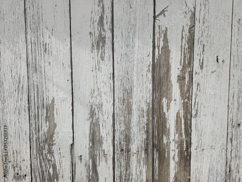 Photos Weathered white wood texture with peeling paint and horizontal composition