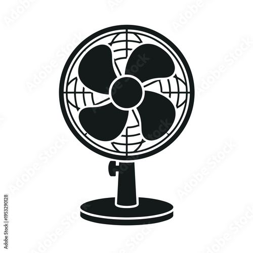 fan isolated on white background