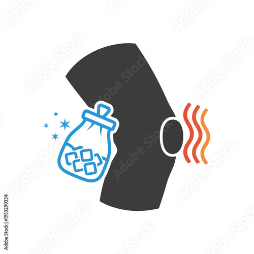 Cooling refrigerator freezer with ice bag.