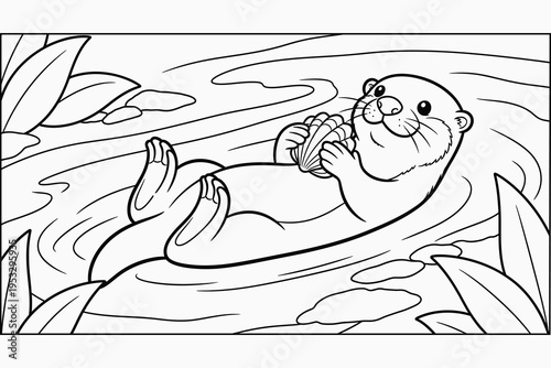 educational coloring page design