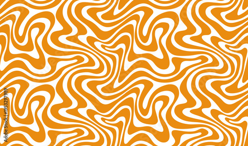 Caramel toffee, chocolate drizzle or peanut butter swirl wave pattern. Flowing waves of golden caramel, chocolate, and creamy peanut butter. Delicious vector pattern of bakery, ice cream shop