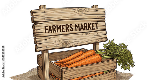 Fresh produce at a farmers market.