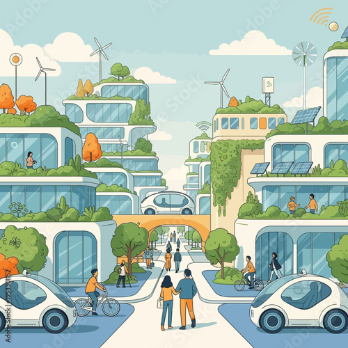 People walking on city street with cars.