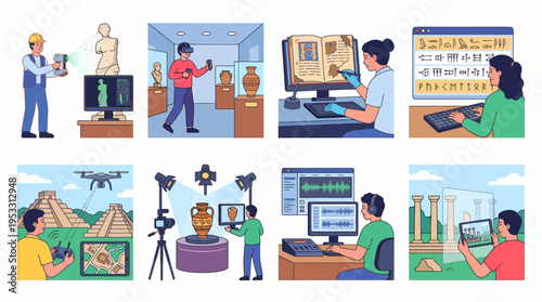 Digital Archaeology and Virtual Museum Exhibits