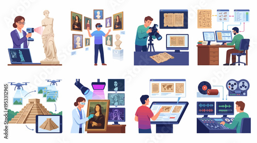 Digital Heritage Preservation & Virtual Museum Exploration