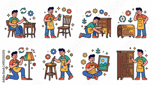 Furniture Restoration and Refurbishment Concept