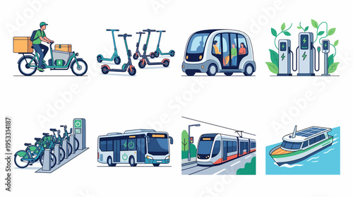 Sustainable Urban Transportation: Electric Vehicles & Eco-Friendly Mobility