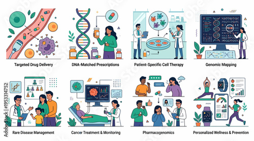 Biotechnology and Healthcare Innovation Collage